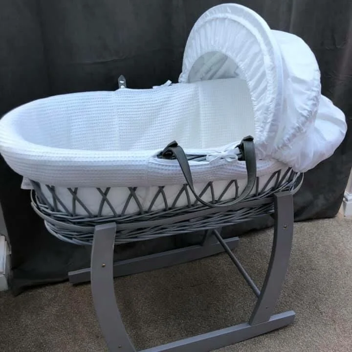 
100%handmade Natural baby bassinet baskets gift 