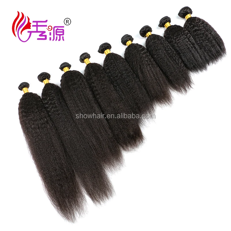 Raw Unprocessed Virgin Peruvian Hair Weave Bundles afro Yaki Hair Kinky Straight Human Hair
