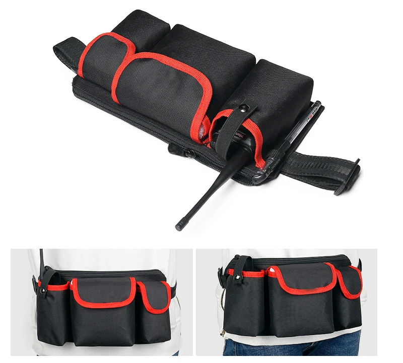 New Cleaning Tool Storage Bag Hotel Restaurant Dining Cleaner Waiter Waist Belt