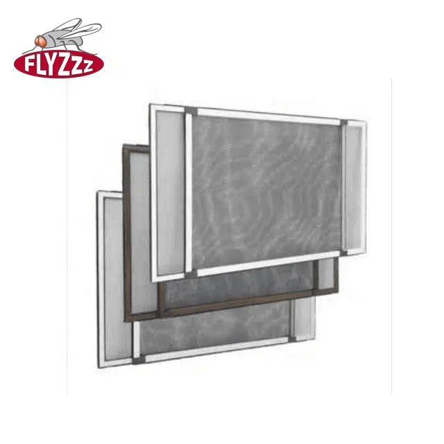 Anti-mosquito sliding windows screen with aluminum profile mosquito net window screen
