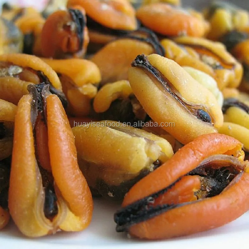 frozen mussel meat (Mytilus Edulis) spawns from April to September depending on water temperature.