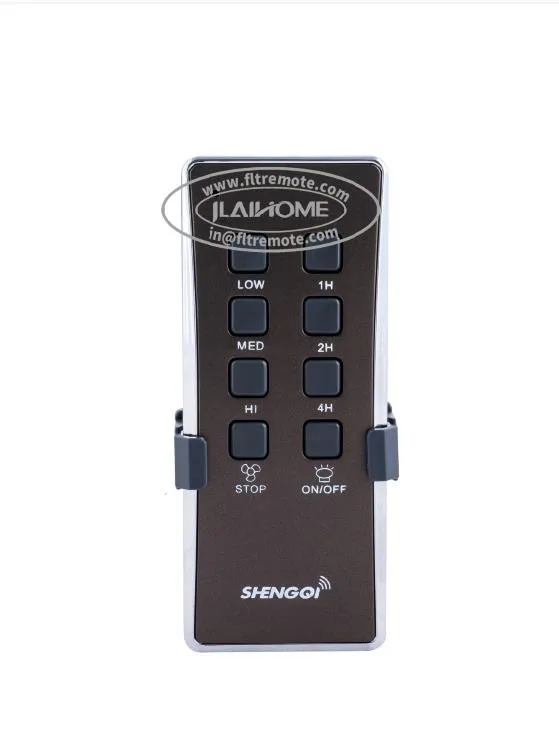 Умный черный пульт дистанционного управления для потолочного вентилятора