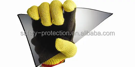 EN388 Tested Spandex Aramid Cloth Fiber Glass Cut Resistant Fabric Protective Textiles For anti proof safety