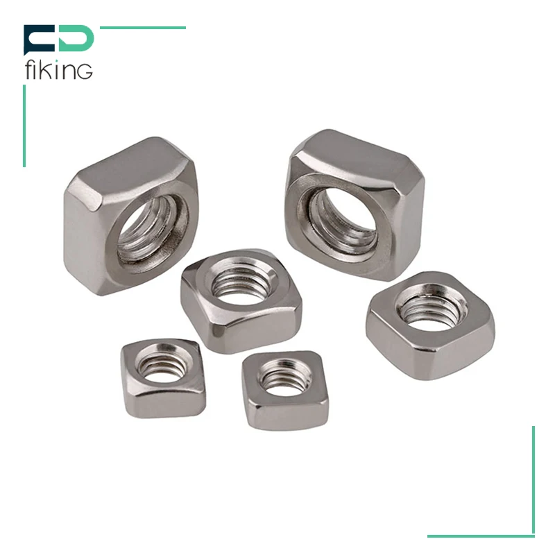Отличное качество нержавеющей стали квадратные гайки