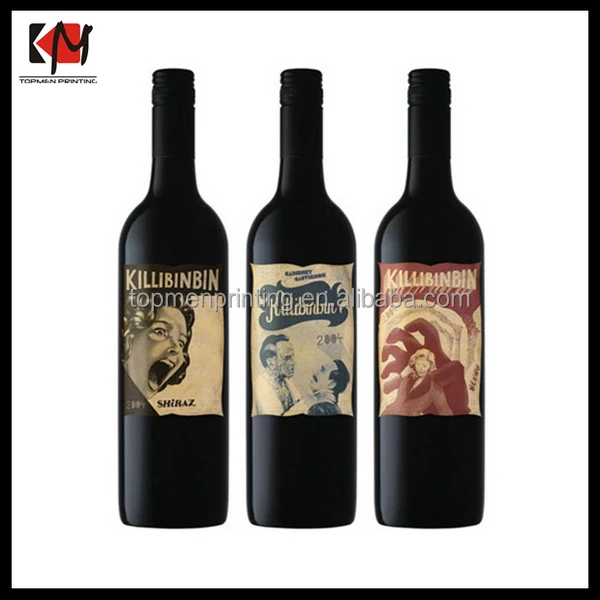 New arrival china professional wedding wine water bottle label printer