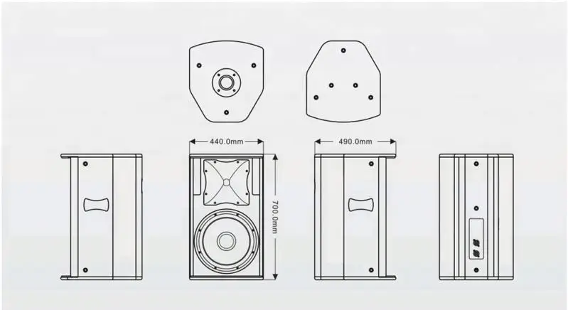 2018 водонепроницаемый большой НЧ-динамик 2000 Вт сценические динамики