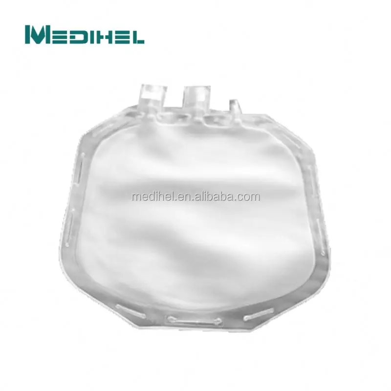 disposable plastic single blood collection bags