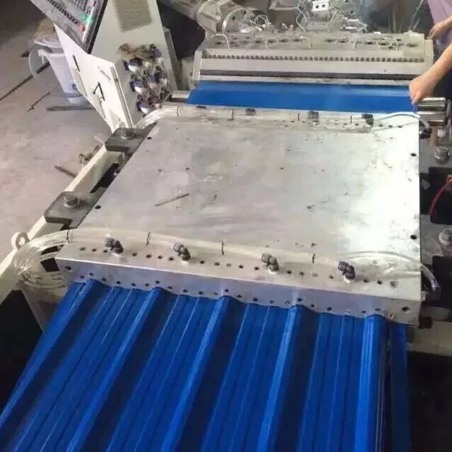 High Quality Wave PVC Roof Tile Extrusion Line Corrugated Tile Making Machine