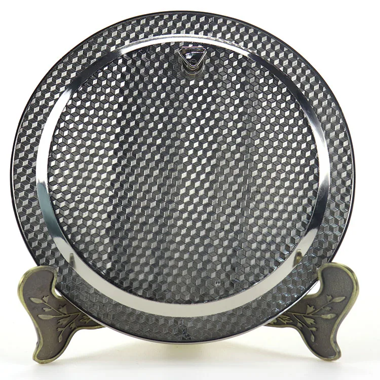 Customized Logo 3D tourist country souvenir metal embossing plate