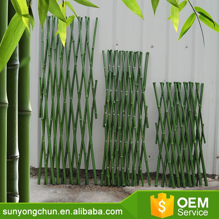 coloured decorative cheap yard black bamboo fence for home decoration