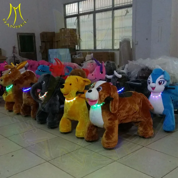 Hansel factory price kids indoor coin operated animal scooter in amusement park