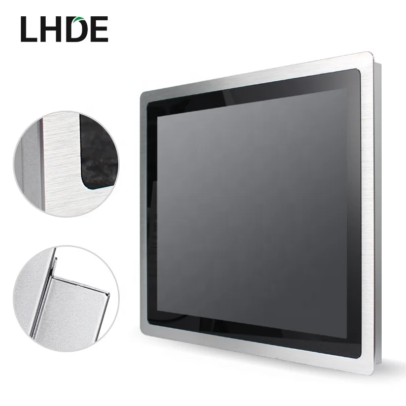 Aluminum metal case  waterproof 8 inch 4:3 screen  TFT LCD lcd monitor touch screen panel