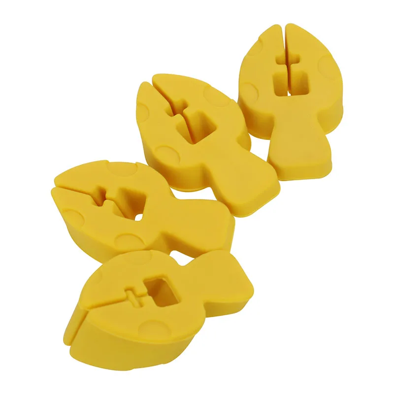 Силиконовый резиновый зажим в форме рыбы, держатель для ложки в форме курицы, держатель для палочек, кухонный гаджет/Подставка для посуды для размещения ручки