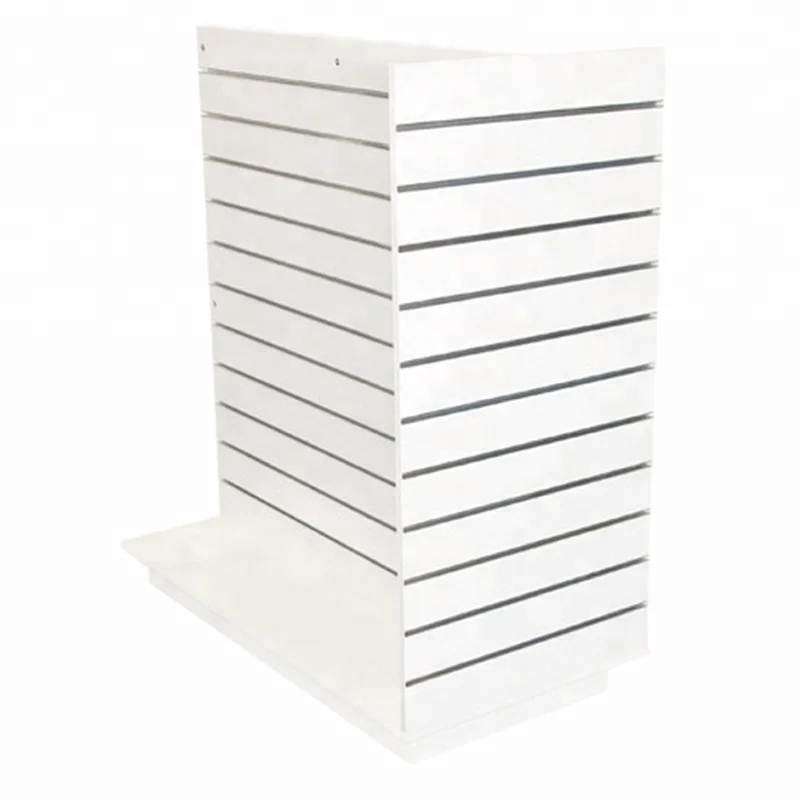 Multifunctional double sided slatwall gondola customize available