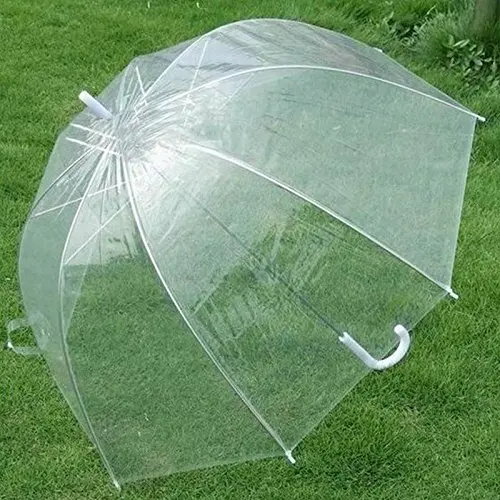 dome transparent umbrella cheap umbrella clear color high quality wedding parasol