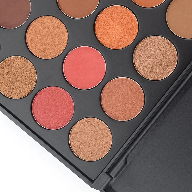 Wholesale black makeup manufacturer 35 color cheap mineral makeup palette top selling eyeshadow palette