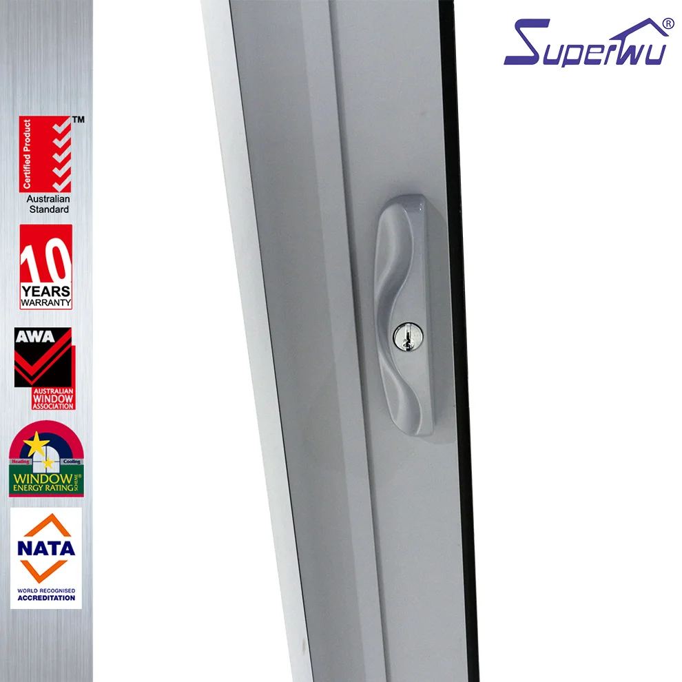 Aluminium alloy fire rated sliding windows for residential