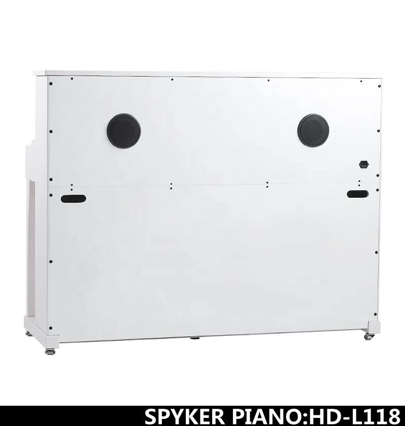 SPYKER High Quality white Polish Upright Digital Piano HD-L118