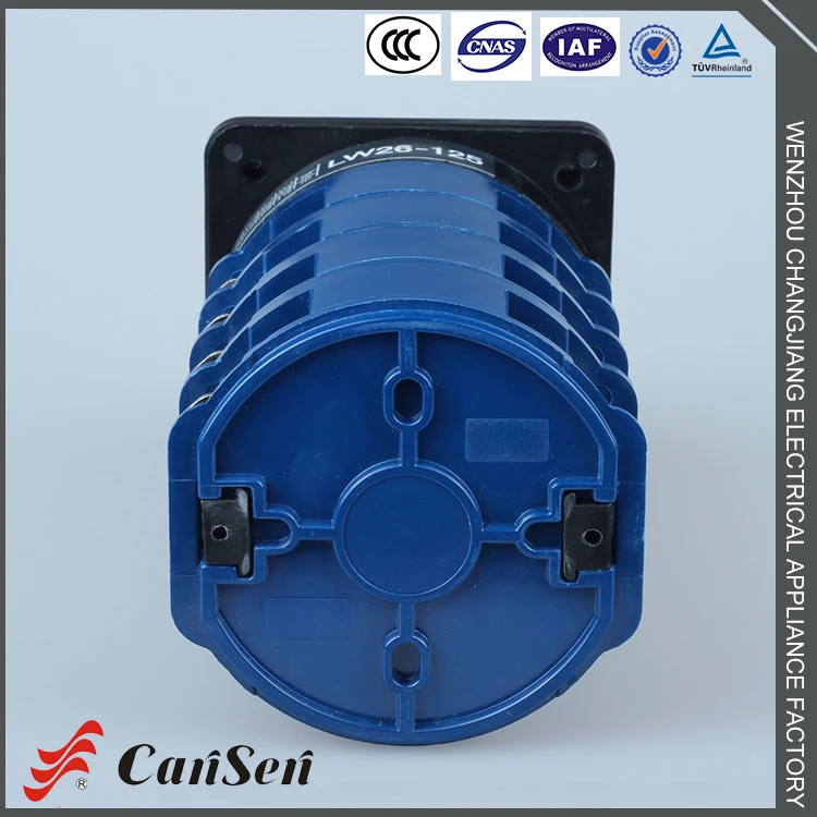 LW26-125 1-0-2 4P 125A custom 2 3 4 5 6 7 positions rotary switch