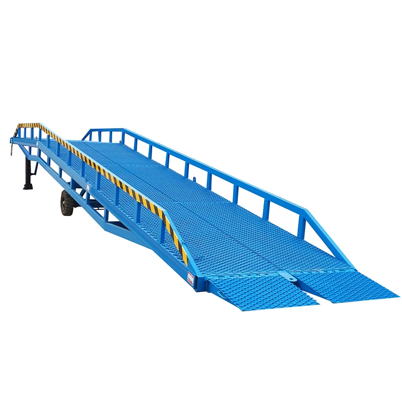 Cheap price hydraulic slope ramp forklift leveler loading dock ramp