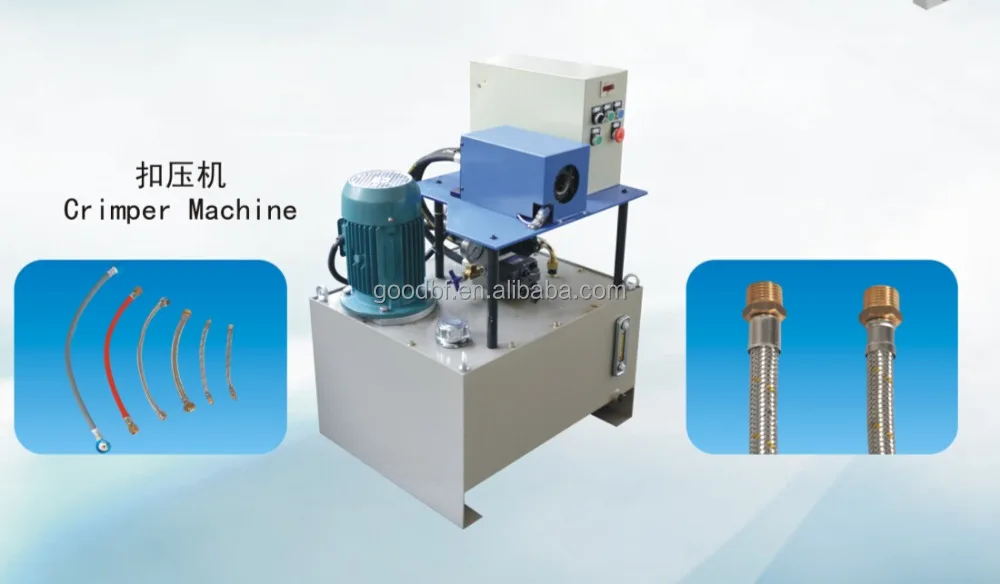 Машина для обжима гигиенических шлангов с двойными головками BenFa