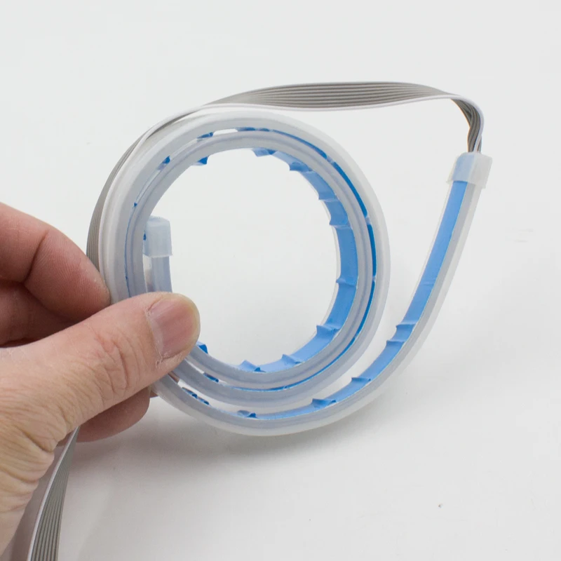 30CM 45CM 60CM led drl Daytime Running Lights White Headlight LED Amber Turn Light drl Strip For Headlight car led strip light