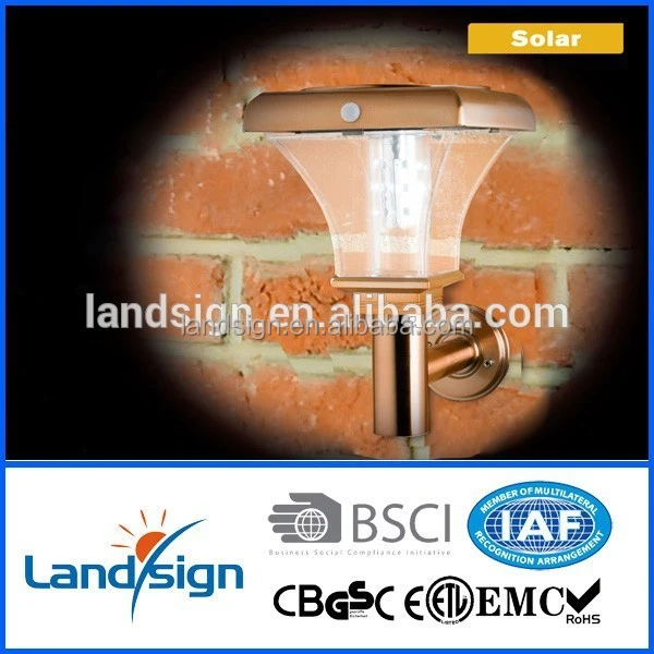 Настенные солнечный свет с PIR датчик