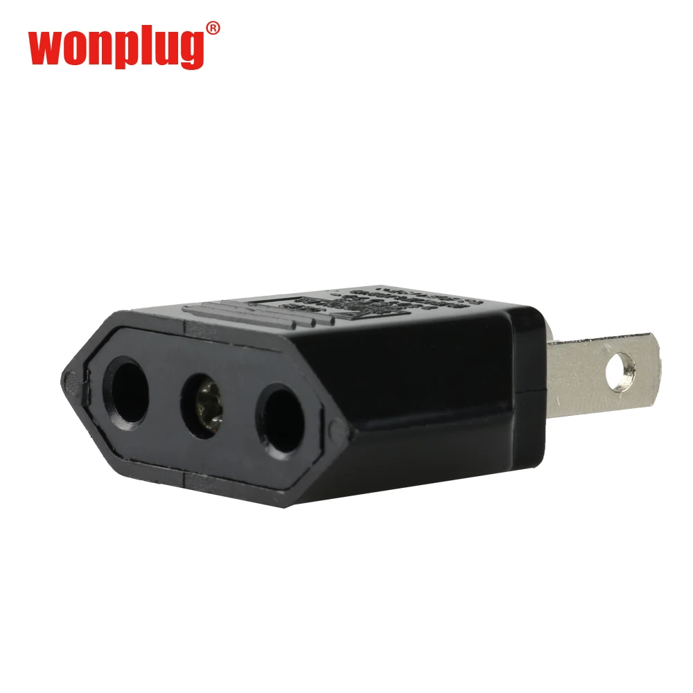 
Wonplug High Quality Europe to USA CE & RoHS Certificate EU to US portable Converter travel Adaptor Plug/travel Plug Adapter Wonplug High Quality Europe to USA CE & RoHS Certificate EU to US portable Converter travel Adaptor Plug/travel Plug Adapter