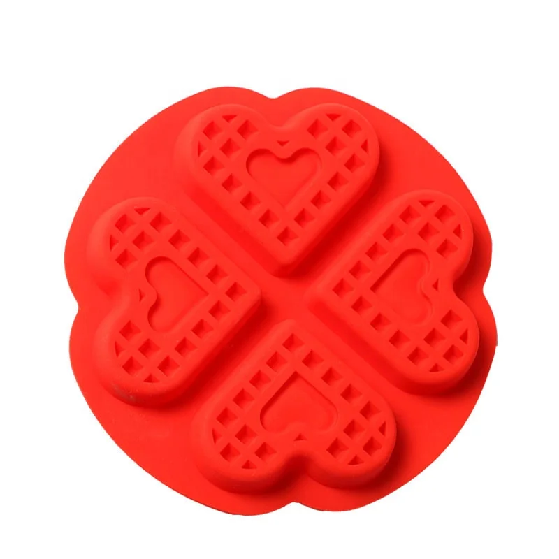 
New product Heart Shaped Silicone Birthday Cake Model and Plastic Material and Cake Tools Type Fondant Tools 