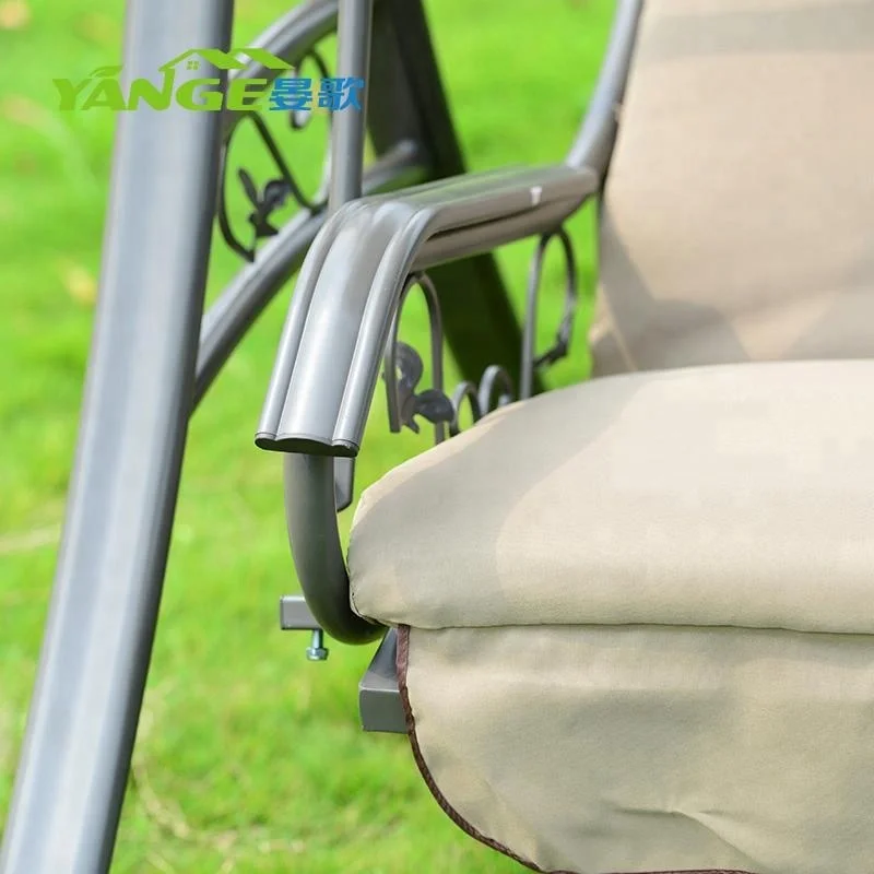 Modern furniture miami patio cane swing chair with cushions