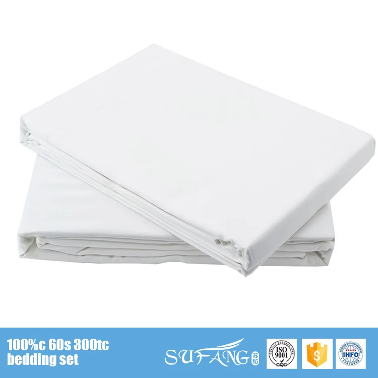 SUFANG King Size Hotel Bed Sheet Sets/Cheap Modern Hotel Bedding Linen Sheet Sets/White Hotel Bed Sheet Cotton