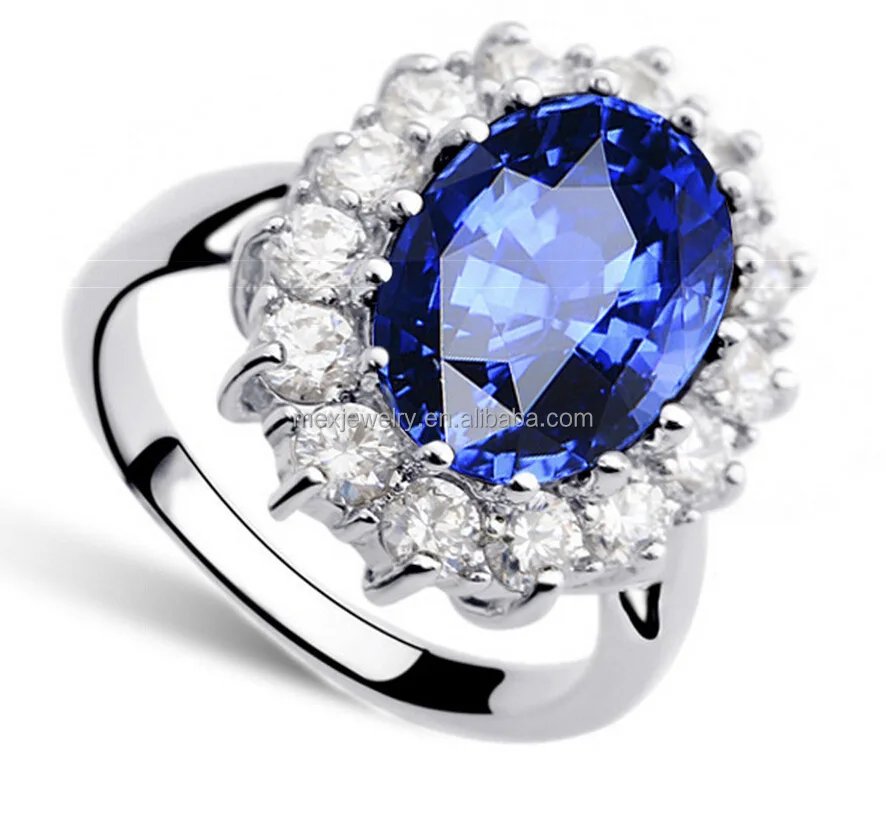 New Model Prince William Kate Princess Wedding Tanzania Sapphire Diana Ring
