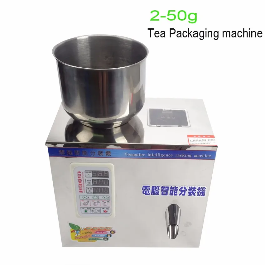 Guangzhou Factory 1-25 g Automatic Particle Weighing And Bag Packing Machine For Small Tea, Food, Powder, Seeds, Fruit, Grain
