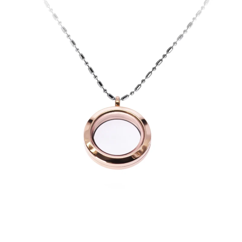 Wholesale 316L Stainless Steel Memory Glass Floating Locket Pendant