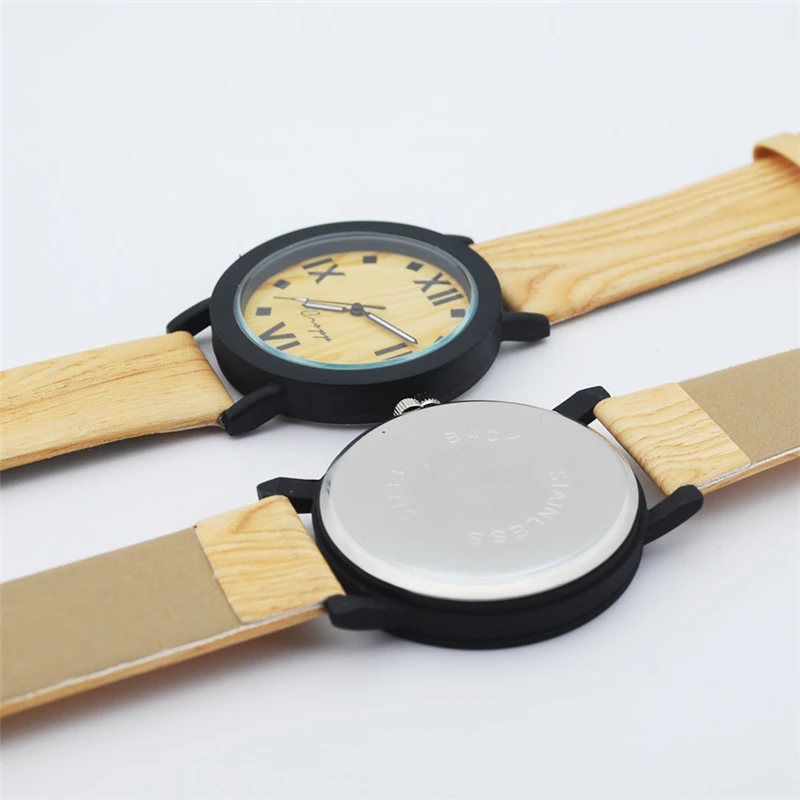 European wood watch retro waterproof case antique fringe men and women watch wholesale fashion watch