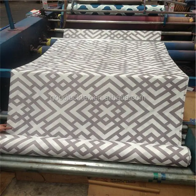 Дешевая ткань для матраса из микрофибры с принтом из полиэстера