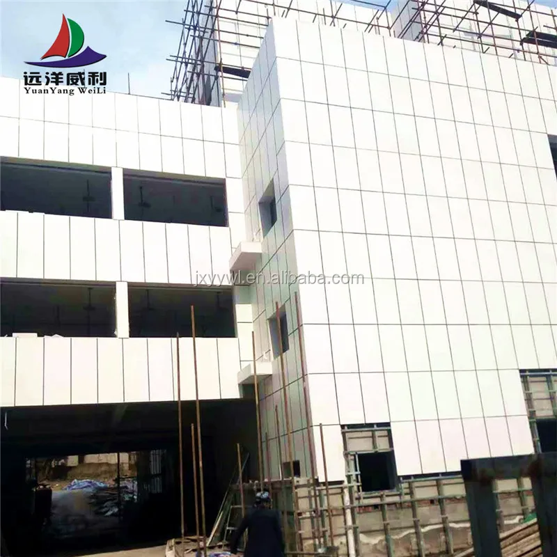 pure white color exterior wall fiber cement cladding similar with Equitone