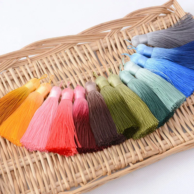 curtain accessories 5 cm nylon gradient small SILK tassel