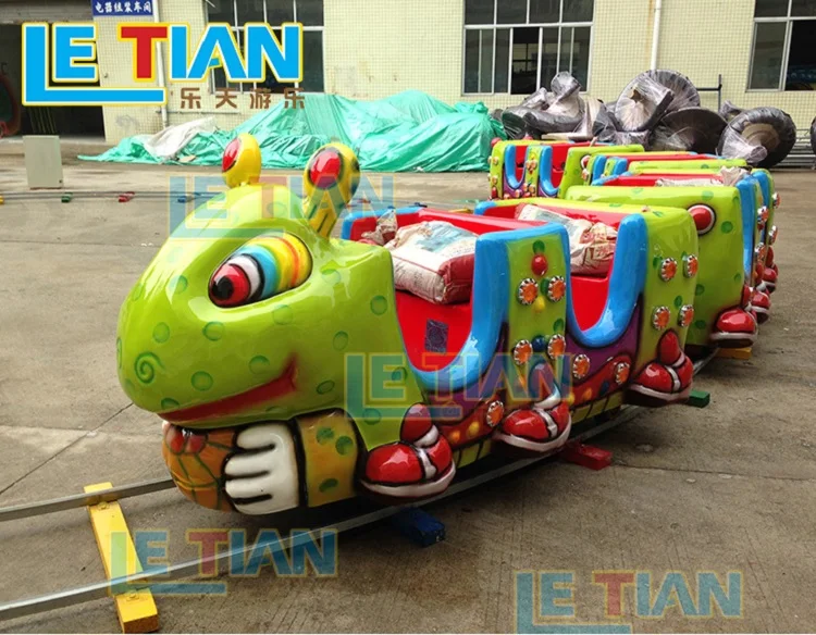 Outdoor Amusement Park Equipment Kids Electric Track Trains For Sale
