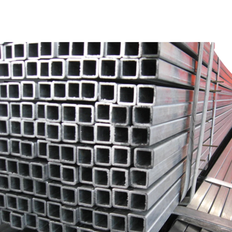 Seaworthy packing galvanized square pipe / steel tube gi steel profile