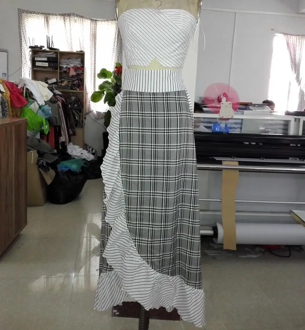 OEM Service Custom New Fashion Women bohemian maxi dance Skirt plus size dress skirts