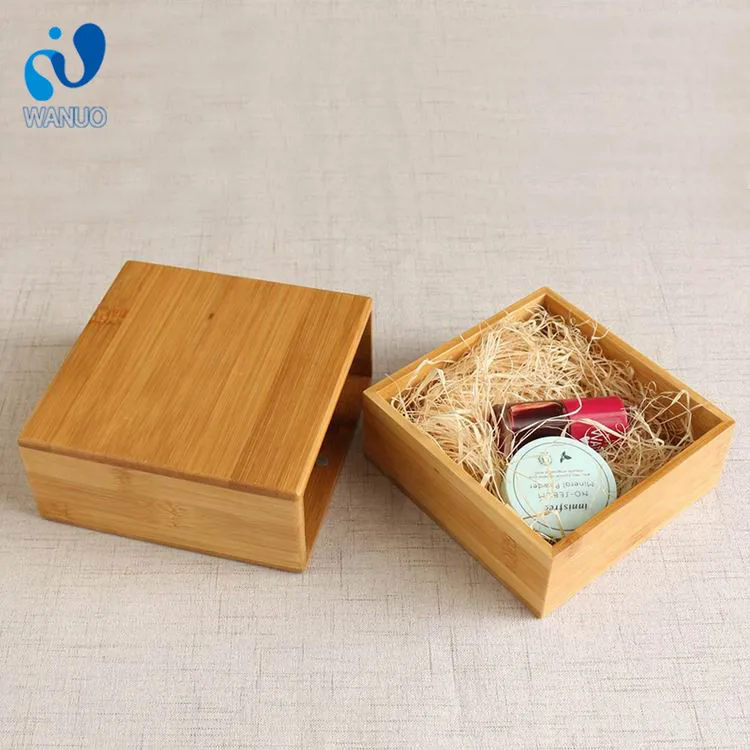 Magnetic Environmental Wooden Jewelry Box With Sliding Lid