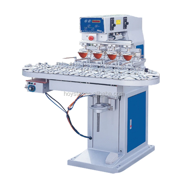 4 colors pad printer printing machine for lighers/pens