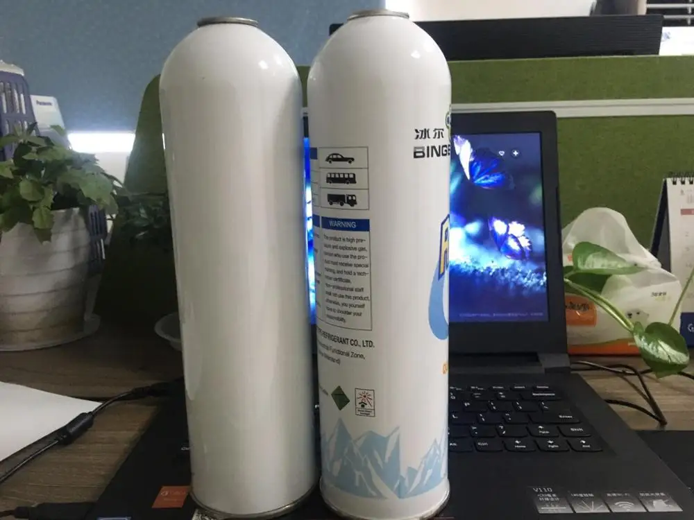Purity 99.99% R134a Refrigerant Gas small can  for Sale