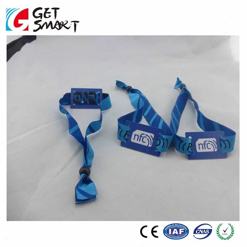 Экспорт продукции Rfid Тканые Браслет купить оптом из китая