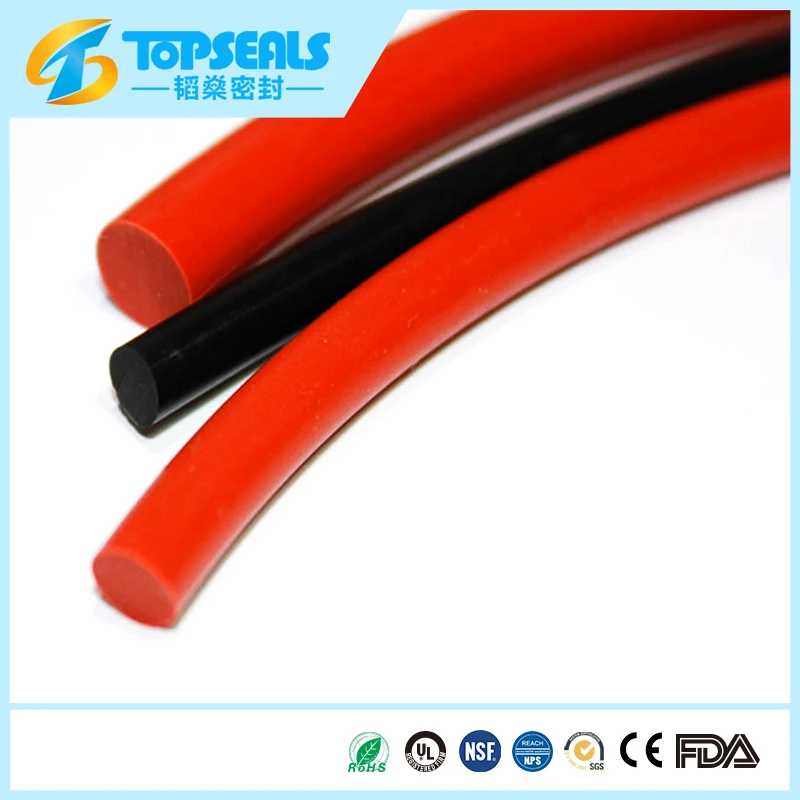 High Quality Factory Customized solid or sponge Rubber NBR Silicone FKM o-ring Cord o ring cord