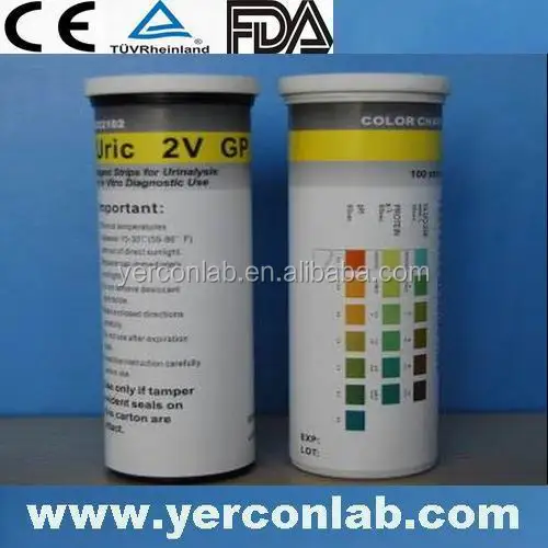 
urine test strip 4SG 100pieces/bottle rapid test 1~12 para CE ISO 