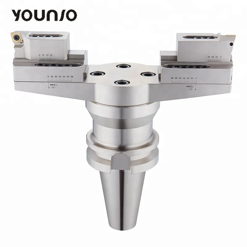 
Younio modular high efficiency bt40 bt50 multi cnc facing large diameter rough boring head set for cylinder and line boring use 