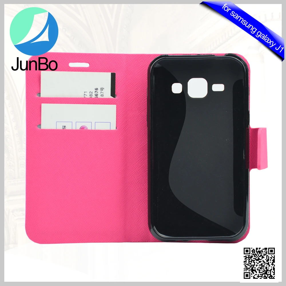 Единый Телефон Чехол для Samsung J1, Samrt Телефон Флип Кожаный Чехол для Samsung J1