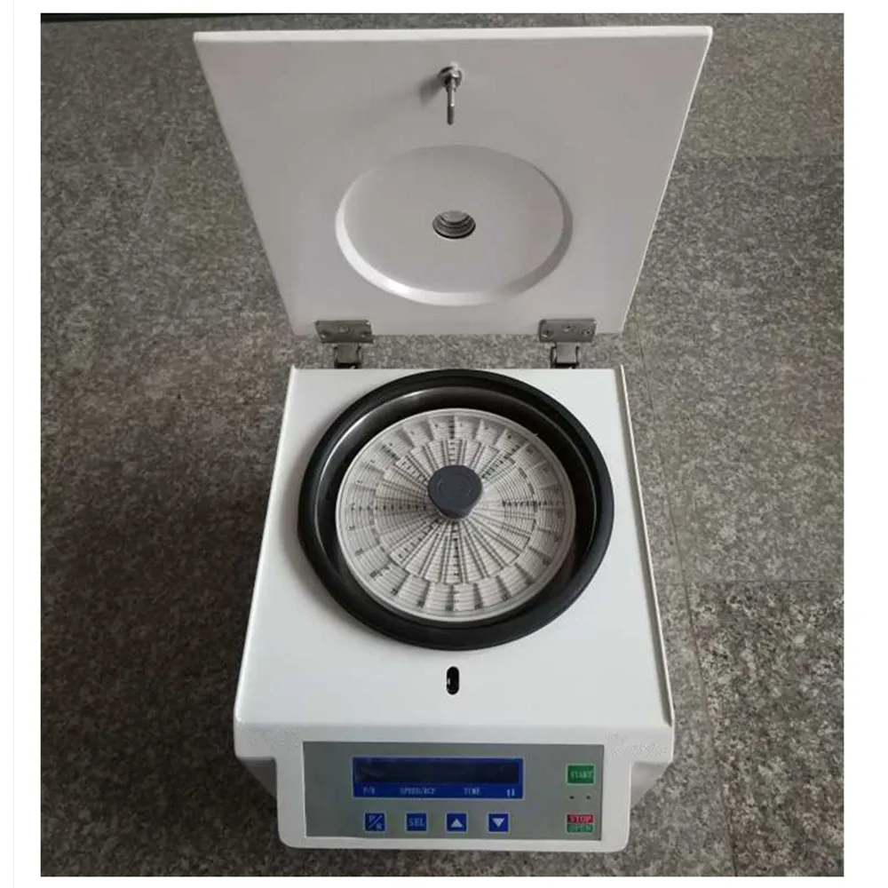 China Table type hematocrit centrifuge with 24 capillary 75mm blood vessel capillary